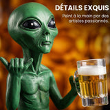 Statue Alien avec Bière