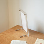 Cadre photo transparent en acrylique