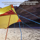 Outil de serrage et de tension pour cordes et cordages Saker