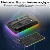 Support de refroidissement de la base de chargement pour deux manettes PS5