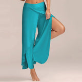 Pantalon de yoga sexy à jambes larges