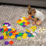 Blocs de construction à emboîter de type gaufre