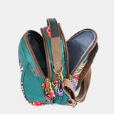 Sac à Bandoulière Rond Imprimé