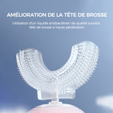 Brosse à dents pour enfants en forme de U de dinosaure