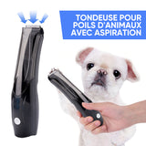 Tondeuse pour poils d'animaux avec aspiration