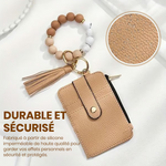 💖 Portefeuille porte-clés en silicone tendance