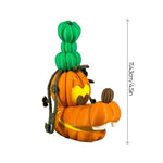 Décoration d'Halloween avec citrouilles magiques