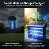 Destructeur d'insectes solaire extérieur