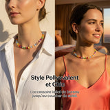 Collier arc-en-ciel Dopamine