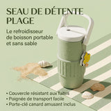 Seau à boissons pour la plage