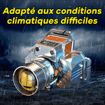 Lampe de poche super brillante montée sur la tête