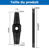 Extracteur de vis pour tuyau cassé