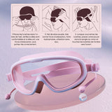 Lunettes de natation antibuée à large monture