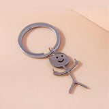 Pendentif porte-clés Doodle amusant