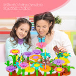 Jouets de construction du jardin de fleurs