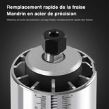 Dépoussiéreur pour machine à rogner