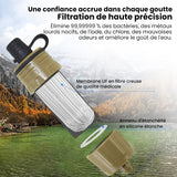 Mini-filtre à eau pour l'extérieur