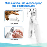 Coupe-ongles LED pour animaux de compagnie