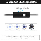 Caméra endoscopique pour tuyaux de 1/2/3,5 mm