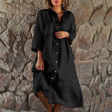 Robe simple, décontractée et ample