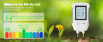 Humidimètre numérique 3 en 1 pour plantes avec PH/Humidité/Température