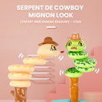 Jouets en forme de serpent sifflant et torsadé
