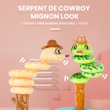 Jouets en forme de serpent sifflant et torsadé