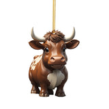 Ornement décoratif vache dessin animé
