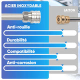 Canon à mousse Accessoire à double connecteur