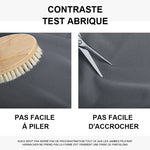 Pantalon droit à fermeture éclair triple défense