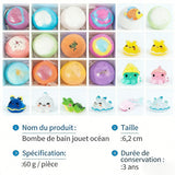 Bombes de bain pour enfants avec jouets surprises