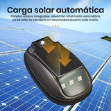 Luz estroboscópica RGB para techo de coche solar