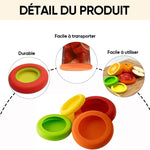 Couvercle en silicone pour sceller les fruits
