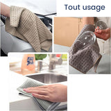 Chiffon de nettoyage gaufré