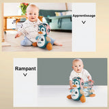 Jouet musical pingouin rampant