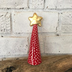 Art joyeux de Noël fantaisiste Décoration d’arbre de Noël en céramique