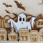 Calendrier du compte à rebours d'Halloween