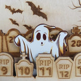 Calendrier du compte à rebours d'Halloween