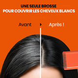 Teinture capillaire avec peigne