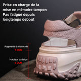 Sandales plateforme strass creux femme