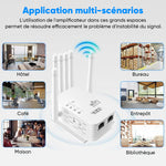 Amplificateur WiFi 6 antennes amélioré 1200 Mbps