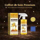 Spray lustrant pour bois à la cire d'abeille