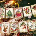 Cartes de Noël à l'Aquarelle Vintage