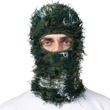Masque en tricot farfelu