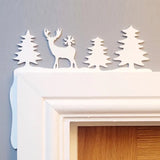 Décoration du cadre de porte Jésus de Noël