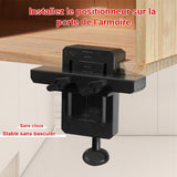 Positionneur pour l'installation de portes d'armoires
