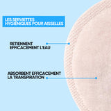 Coussinets d'aisselles absorbant la sueur(40pièces)