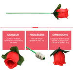 Accessoires de magie Rose flamboyante