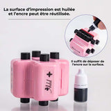 Ensemble de Tampons Rouleaux de Pratique Mathématique 4-en-1