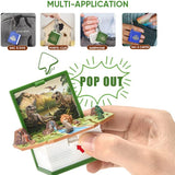 Porte-clés de Livre pop-up 3D